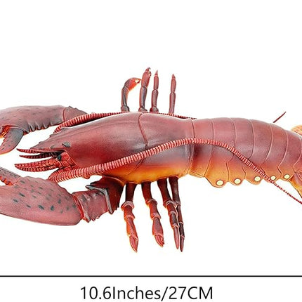 Gemini&Genius Marine Animal Toys, Giant Lobster Action Figure, Soft Plastic Lobster Toys, Wildlife Toys, Great Boys Girls Toys, Good Birthday Gift for Kids