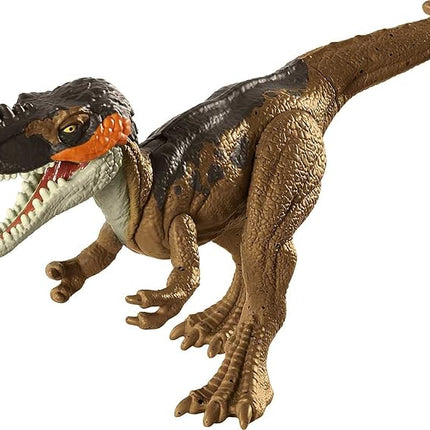 Jurassic World Toys Wild Pack Alioramus Carnivore Dinosaur Action Figure Toy with Movable Joints, Realistic Sculpting & Attack Feature, Kids Gift Ages 3 Years & Older