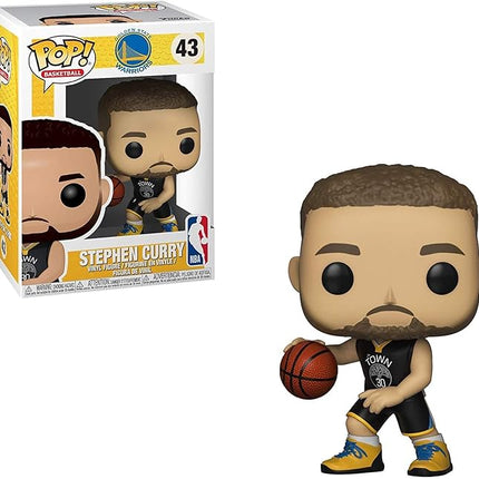 Funko Pop NBA: Warriors - Stephen Curry, One Size - Collectable Vinyl Figure - Gift Idea - Official Merchandise - Toys for Kids & Adults - Sports Fans - Model Figure for Collectors and Display