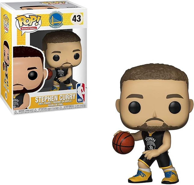 Funko Pop NBA: Warriors - Stephen Curry, One Size - Collectable Vinyl Figure - Gift Idea - Official Merchandise - Toys for Kids & Adults - Sports Fans - Model Figure for Collectors and Display