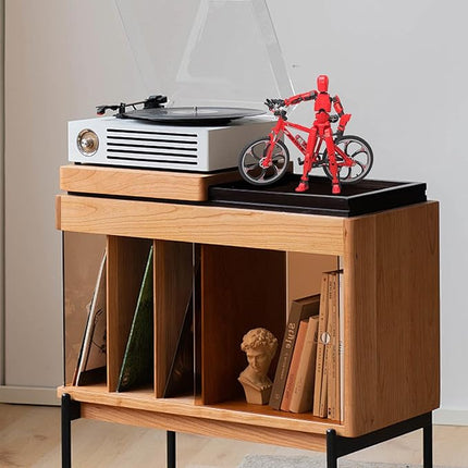 (Assembly Completed) T13 Action Figures, 6.3 Inch Big Dummy 13 Mountain Die-cast Mini Bike Model with Multi-Jointed Movable Lucky 13 Robot Toys Set(Red)