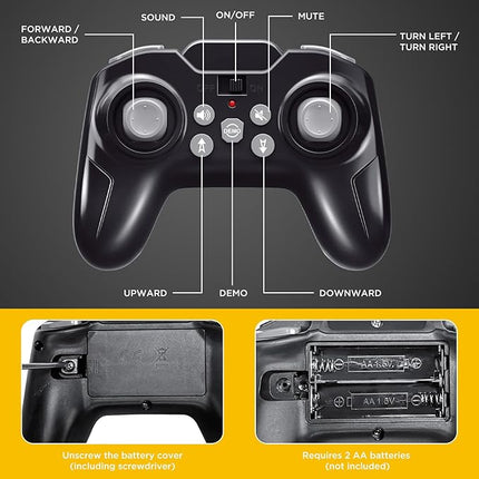 9-Channel Remote Control Forklift Truck – 1:18 Scale Construction Toy, Realistic Lights & Sounds, High-Grip Rubber Tires, Lift & Transport Action, 100-Minute, for Kids & Adults Birthdays