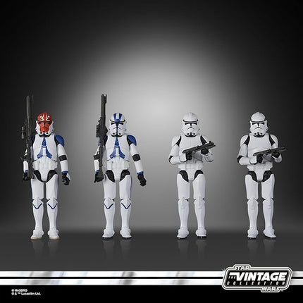 STAR WARS The Vintage Collection Phase II Clone Trooper, Ahsoka 3.75 Inch Collectible Action Figure 4-Pack