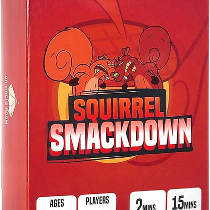 da Vinci's Room Squirrel Smackdown - The Fast Paced Family Card Game for 2-4 Players | Fun Card Games for Teens, Kids 8-12, or Adults (Compact Edition)