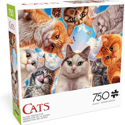 Buffalo Games - Mouse Perspective - 750 Piece Jigsaw Puzzle for Adults -Challenging Puzzle Perfect for Game Nights - Finished Size is 24 x 18