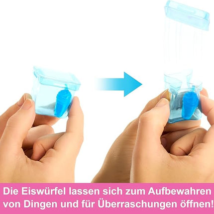 Barbie Pop Reveal Doll & Accessories, Fruit Punch Scent with Blue Hair, 8 Surprises Include Slime, Color Change & Puppy