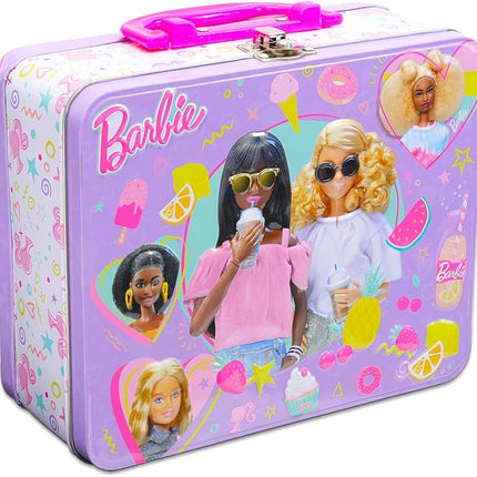 Barbie Lunch Box Puzzle Bundle - Lunchbox with 48 Piece Puzzle, Tattoos, Stickers & More | School Supplies Set for Girls