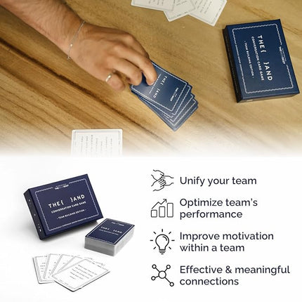 {THE AND}) Team Building Edition - 199 Conversation Card Game for Building Better Teams - Icebreaker Conversation Starter Questions to Connect with Each Other & Boost Team Chemistry by The Skin Deep