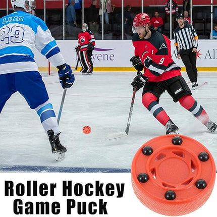 ZLY 2PCS Inline Roller Hockey Puck,Ice Hockey Pucks,Roller Hockeys Game Puck for Indoor and Smooth Outdoor Courts