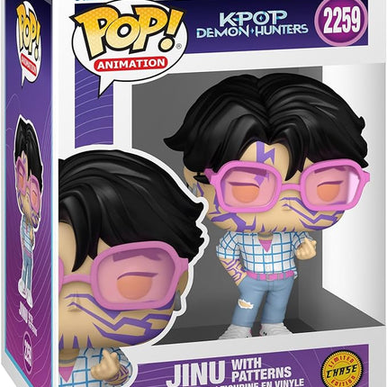 Funko Pop! Animation: Kpop! Demon Hunter - Jinu - 1/6 Odds for Rare Chase Variant - Collectable Vinyl Figure - Gift Idea - Official Merchandise - Toys for Kids & Adults - Model Figure for Collectors