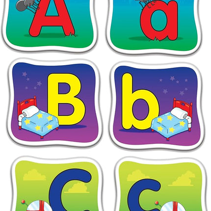The Learning Journey: Match It! Memory - Alphabet - Capital and Lowercase Letter Matching Game with 26 Matching Pairs - Memory Games for Kids 3 and Up - Award Winning Toys