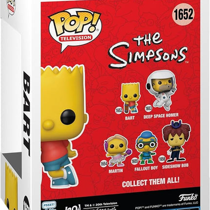 Funko POP TV: Simpsons - Bart Simpson - The Simpsons - Collectable Vinyl Figure - Gift Idea - Official Merchandise - for Kids & Adults - TV Fans - Model Figure for Collectors and Display