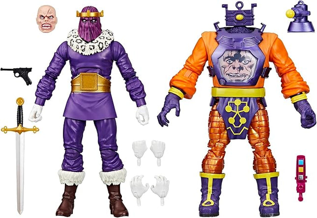 Marvel Legends Series Baron Zemo and Arnim Zola, Captain America Villains Comics Collectible 6-Inch Action Figures (Amazon Exclusive)