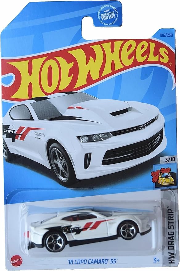 Hot Wheels '18 Copo Camaro SS, HW Drag Strip 3/10 [white] 106/250