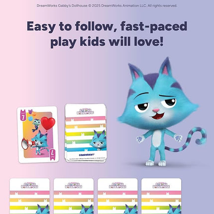 Gabby's Dollhouse Rat-a-Tat Cat - Card Game for Kids - 2-6 Players