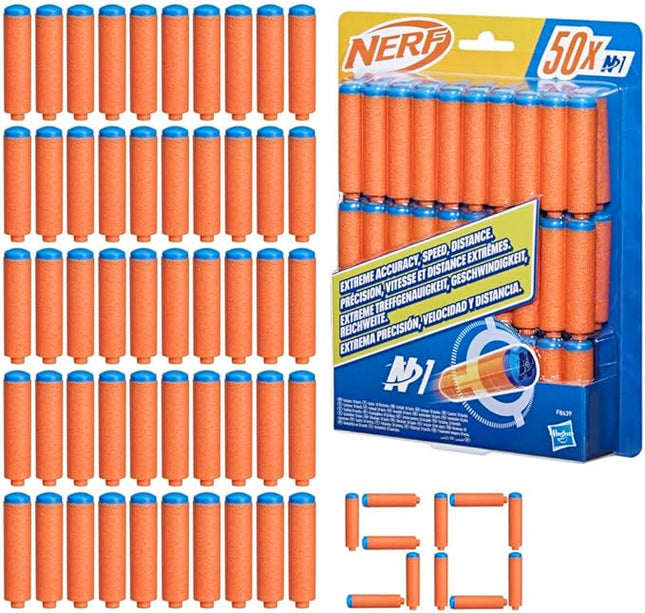 Nerf N Series N1 Darts 50x, Additional Darts for Nerf N Series High Performance Blasters with High Accuracy and Range, Boys and Girls