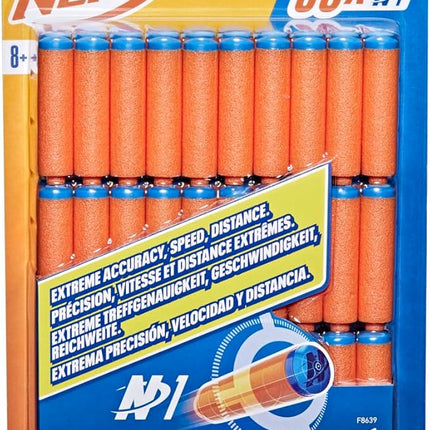 Nerf N Series N1 Darts 50x, Additional Darts for Nerf N Series High Performance Blasters with High Accuracy and Range, Boys and Girls