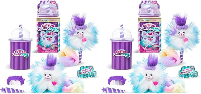 Surprise Collectible Plush, Furry Stuffed Animal, Surprise Toy for Girls, Boys, Kids and Toddlers (Pack of 2)