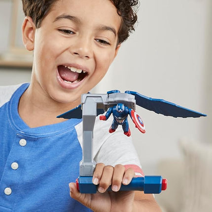 Marvel Epic Hero Series Captain America: Brave New World Flight Control Action Figure with Accessory, Super Hero Toys for Kids Ages 4+