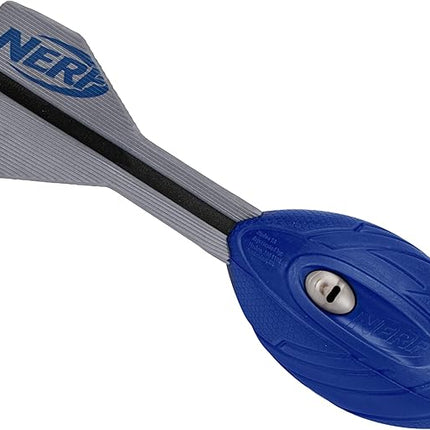 Nerf Vortex Aero Howler Foam Ball – Classic Long-Distance Football - Flight-Optimizing Tail - Hand Grip – Indoor and Outdoor Fun (Blue)