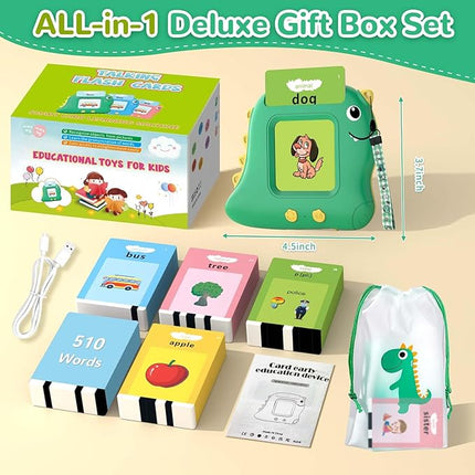 Toddler Toys Talking Flash Cards with 510 Sight Words, Montessori Learning Toys for Toddler 1-3 2-4, Autism Sensory Speech Therapy for Boys Girls 2 3 4 5 6 Year Old Kids Gifts