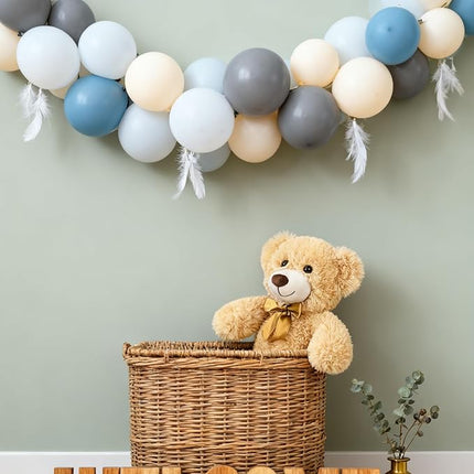 MaoGoLan Bulk Teddy Bear Baby Shower, 12 Packs Small Teddy Bear Stuffed Animals in Bulk,13.5" Small Stuffed Bears Plush for Wedding,Birthday,Christmas, Party Decorations