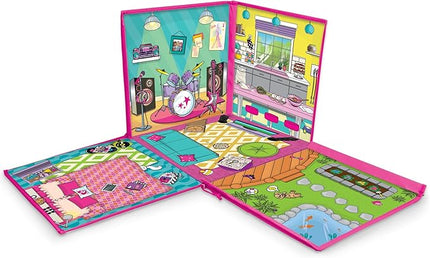Barbie ZipBin 40 Doll Dream House Toy Box & Playmat