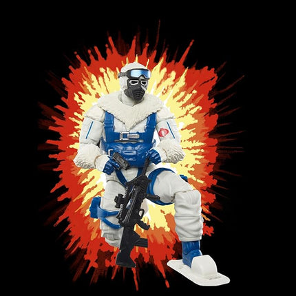 G.I. Joe Classified Series Retro Cardback Snow Serpent, Collectible 6 Inch Action Figure with 8 Accessories