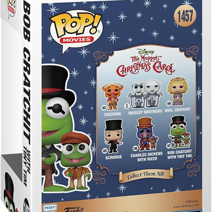 Funko Pop! & Buddy: Disney Holiday - The Muppet Christmas Carol, Kermit and Robin as Bob Scratchit with Tiny Tim