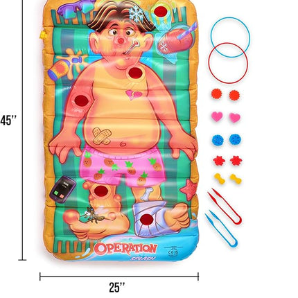 Hasbro Operation Splash Game – Family Game for Your Yard – More Water, More Fun!