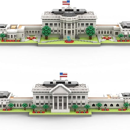 SEMKY Micro Mini Blocks White House Famous Landmark Model Set,(3000Pieces) -Building and Architecture Toys Gifts for Kid and Adult