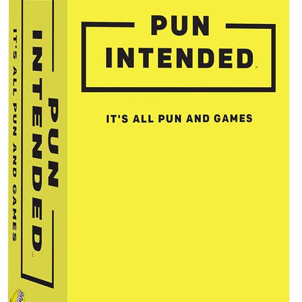 Pun Intended Party Game for Pun Lovers - Hilarious Game Night Card Game for Friends & Family
