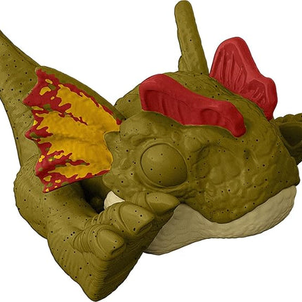 Mattel Jurassic World Dominion Uncaged Wild Pop Ups 4-Pack Dinosaur Toys, Survival Instinct Set with 4 Collectible Action Figures, Manually Activated