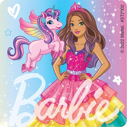 SmileMakers Barbie Fantasy 2.5" Stickers 100 ct