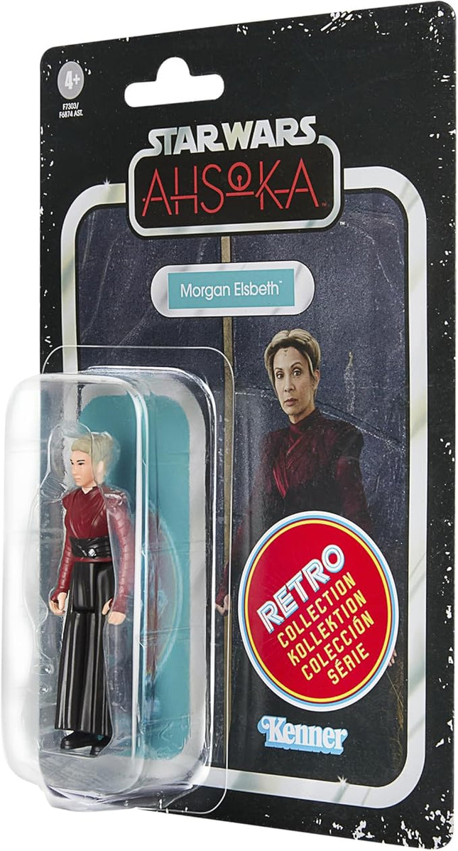 STAR WARS Retro Collection Morgan Elsbeth, Ahsoka 3.75-Inch Collectible Action Figures, Ages 4 and Up