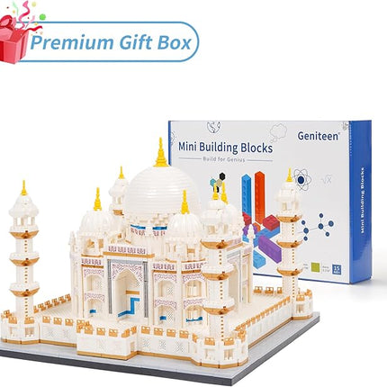 Micro Mini Blocks Architecture Taj Mahal Model Building Blocks Set Architecture Collection (4036 PCS)