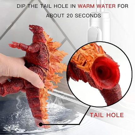 Lava Dragon Toy King of The Monsters Action Figure Head-to-Tail 12 Inch Statue Model Toy Best Gift