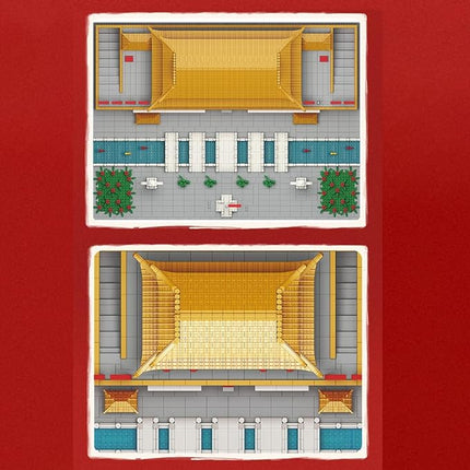 Architecture Tiananmen Building Blocks, 4923 Pieces Tiananmen Building Blocks, Mini Nano Blocks Architecture Model for Kids and Adults