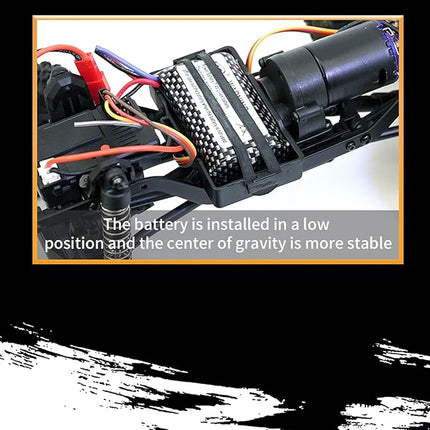 RC Pickup Truck, C8813 Dodge Pickup, 1:18 Scale All Terrain Remote Control Crawler, 2.4 GHz 4WD Off-Road Rock Car with Alloy Frame, Shock Absorber, 45°Climbing Gifts for Teens Beginners