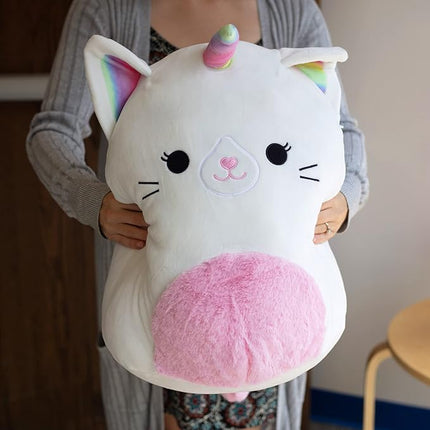 Squishmallow 16" Large Carlita The Caticorn - Officially Licensed Kellytoy Plush - Collectible Soft & Squishy Cat Unicorn Stuffed Animal Toy - Gift for Kids, Girls & Boys - 16 Inch