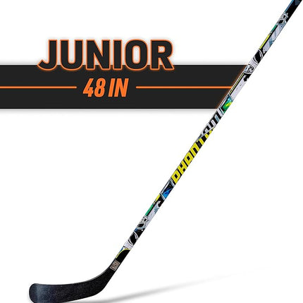 Franklin Sports NHL Kids Street Hockey Sticks - Youth, Junior + Senior Sticks - Right + Left Handed - 40", 48" + 56"