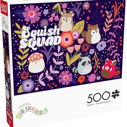Buffalo Games - Squishmallow - Squish Squad - 500 Piece Jigsaw Puzzle for Adults -Challenging Puzzle Perfect for Game Nights - Finished Size is 21.25 x 15.00