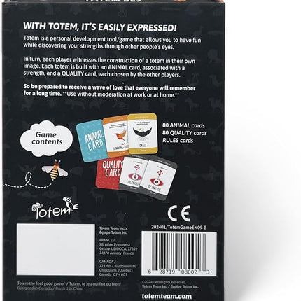 Totem the feel good game – Team Building, Therapy Games for Teens, Family Games for Kids and Adults, Counseling Activities, Boost Mindfulness, Social Emotional Skills and Self-Esteem