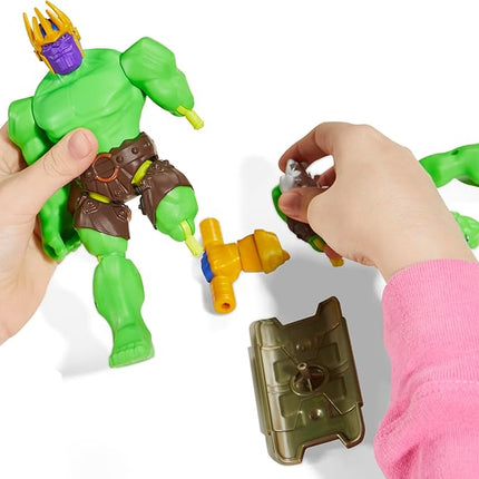 Avengers Marvel MixMashers Hulk Custom Deluxe Mix-and-Match Action Figure & Accessories, 5-Inch-Scale Super Hero Toys for Kids Ages 4+