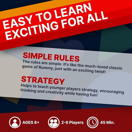 Regal Games - ScorZo - Rummy Card Game - Family Fun Friendly - 2-6 Players Ages 8+