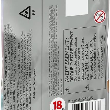 LEGO Minifigures Disney 100 71038, Limited Edition Collectible Figures for Disney 100 Celebration, Gift to Encourage Kids Ages 5+ to Enjoy Independent Play (1 of 18 Bags to Collect)