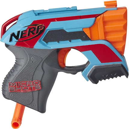 NERF MicroShots 6-Blaster Bundle - 6 Mini Dart-Firing Elite Blasters and 6 Official Elite Darts - Kids, Teens, Adults (Amazon Exclusive), 1.73 x 16.5 x 10.98 inches