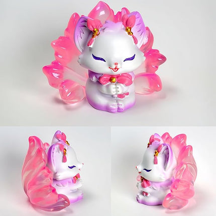 Cute Nine-Tailed Fairy Fox Mystery Box Blind Boxes Random Design Collectible Toy Figures Set for Desk Accessories Christmas Party Gifts Stocking Fillers