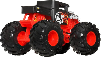 Hot Wheels Monster Trucks, Oversized Monster Truck, 1:24 Scale Die-Cast Toy Truck with Giant Wheels and Cool Designs