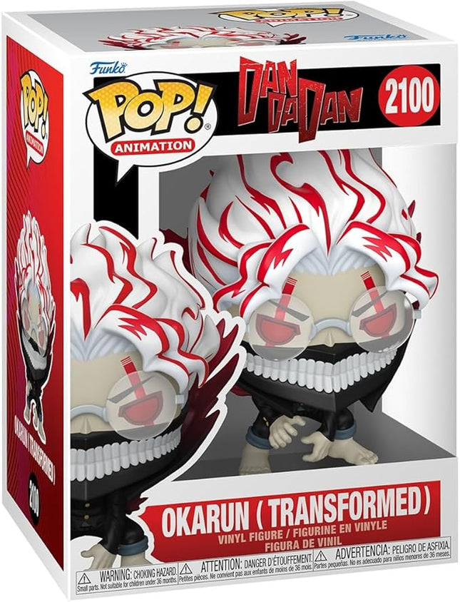 Funko Pop! Animation: Dandadan - Okarun (Transformed) - 1/6 Odds for Rare Chase Variant - Collectable Vinyl Figure - Gift Idea - Official Merchandise - Toys for Kids & Adults - Anime Fans